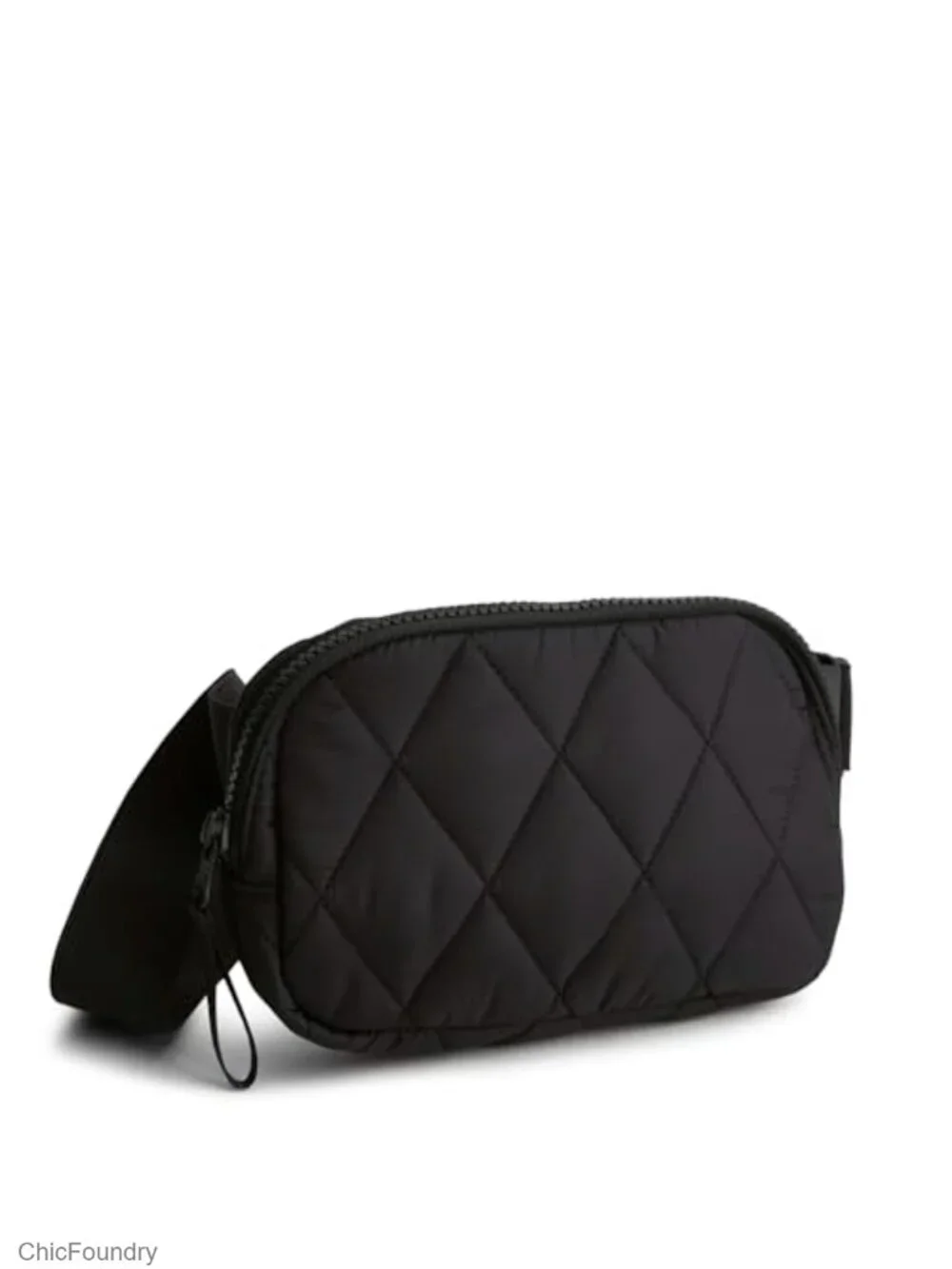 Featherweight Nylon Quilted Belt Bag with Adjustable Strap